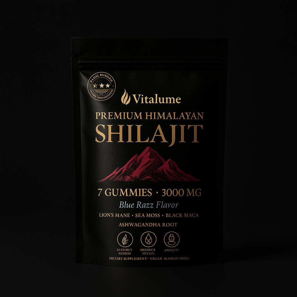 VITALUME™ Pure Shilajit Gummies – 7ct Travel Pack