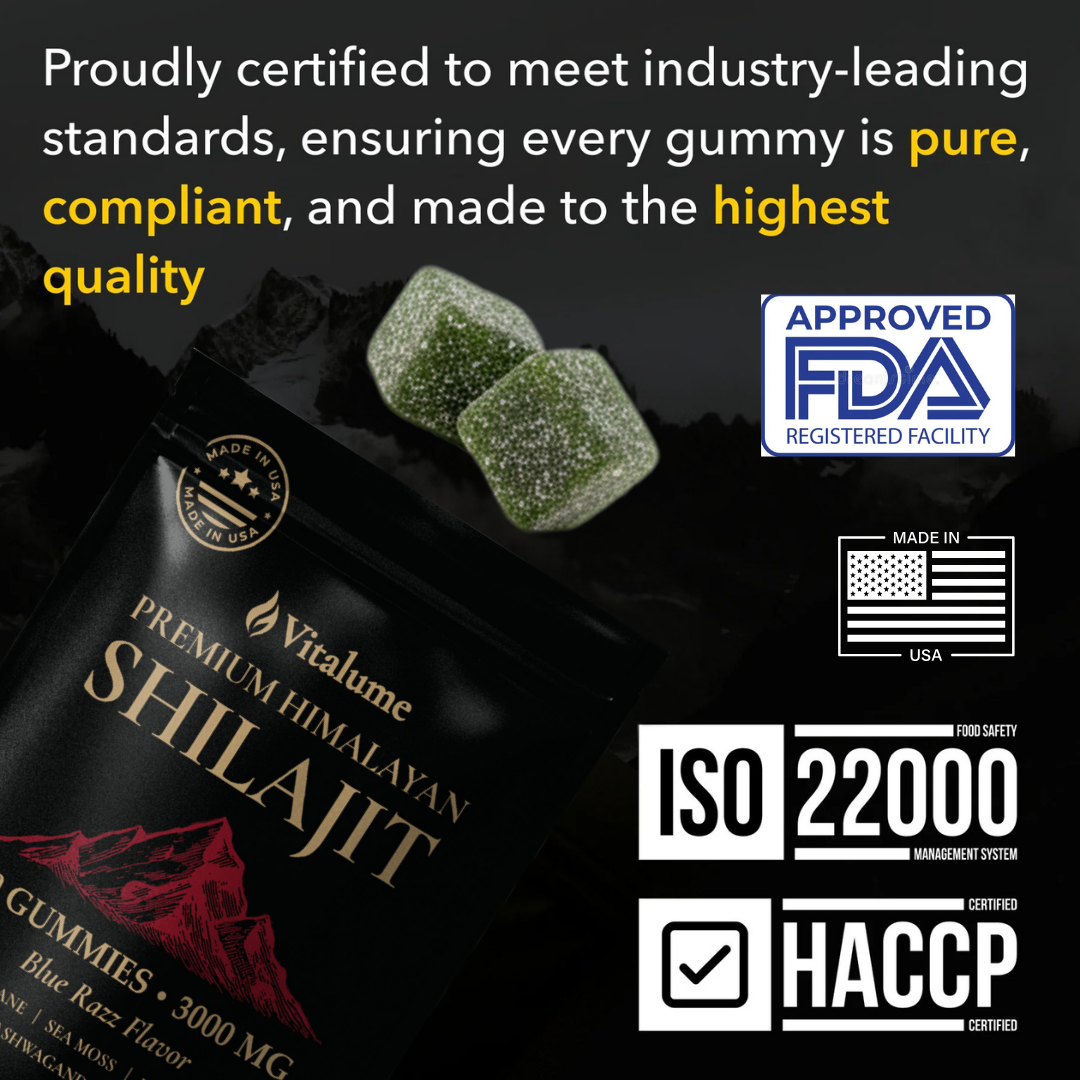 Shilajit Gummies - Bring Back Your Drive, Power & Confidence in 2 Weeks