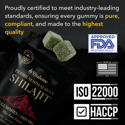 Shilajit Gummies - Bring Back Your Drive, Power & Confidence in 2 Weeks