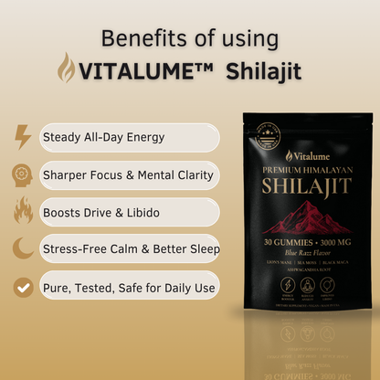 Shilajit Gummies - Bring Back Your Drive, Power & Confidence in 2 Weeks