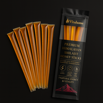 VITALUME™ Pure Shilajit Honey Sticks