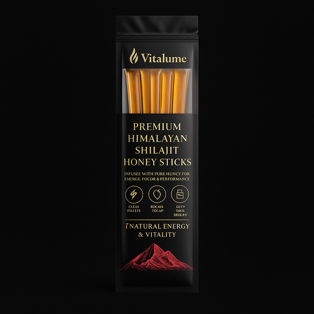 VITALUME™ Pure Shilajit Honey Sticks
