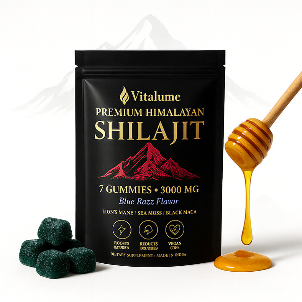 VITALUME™ Pure Shilajit Gummies – 7ct Travel Pack
