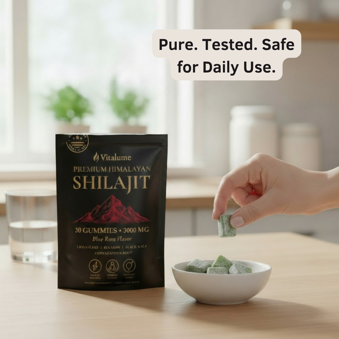 Shilajit Gummies - Bring Back Your Drive, Power & Confidence in 2 Weeks