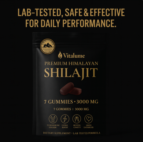 VITALUME™ Pure Shilajit Gummies – 7ct Travel Pack